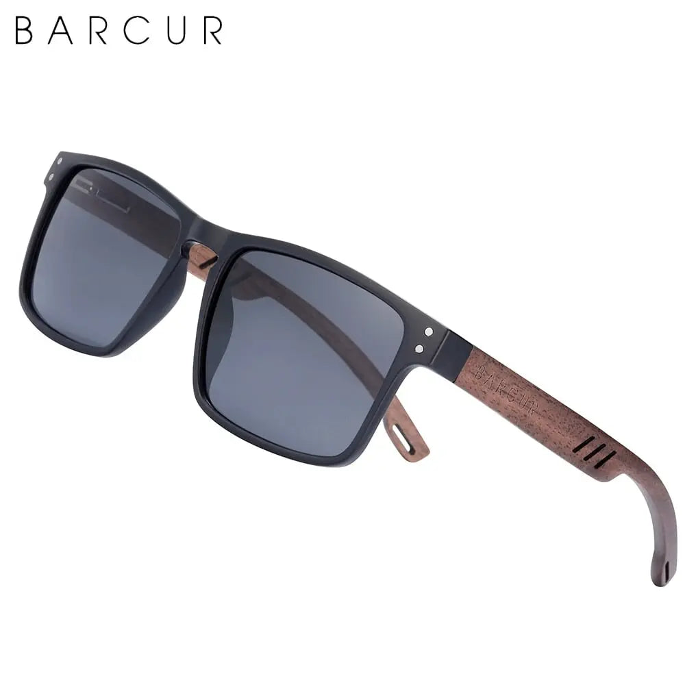 Designer Sonnenbrille Polarisierte Brillen UV400 Walnuss Holz Look Designer Sonnenbrille Polarisierte Brillen UV400 Walnuss Holz Look